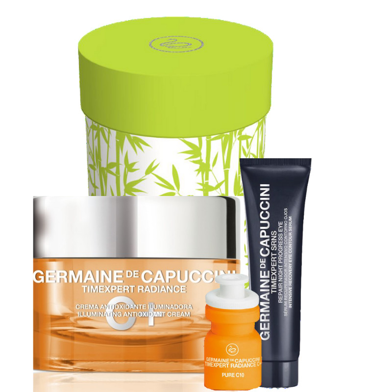 Crema Vitamina C + Cont. Ojos Recuperador Intensivo + ampolla de Vit C  